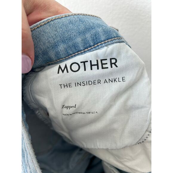 Mother The Insider Ankle Jeans in Zapped size 24 - Picture 11 of 14